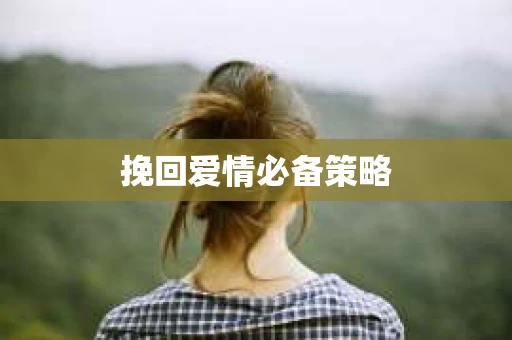 挽回爱情必备策略