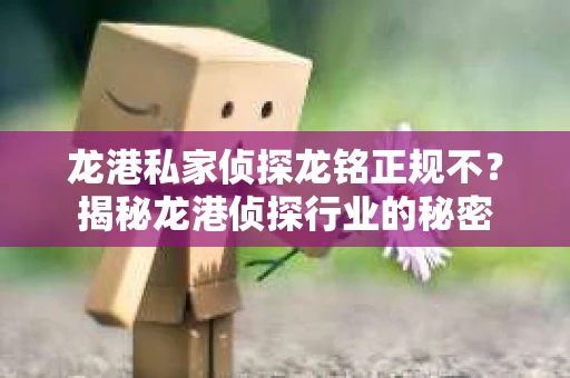 龙港私家侦探龙铭正规不？揭秘龙港侦探行业的秘密