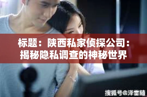 标题：陕西私家侦探公司：揭秘隐私调查的神秘世界