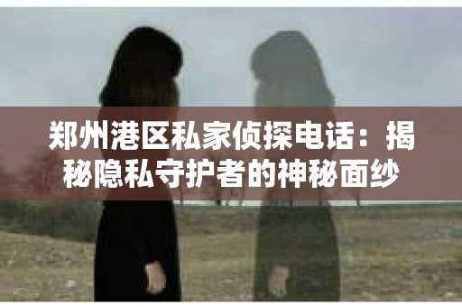 郑州港区私家侦探电话：揭秘隐私守护者的神秘面纱