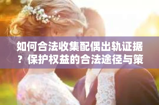 如何合法收集配偶出轨证据？保护权益的合法途径与策略