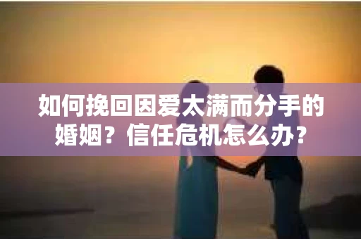 如何挽回因爱太满而分手的婚姻?信任危机怎么办? 如何挽回因爱太满而分手的婚姻?信任危机怎么办?
