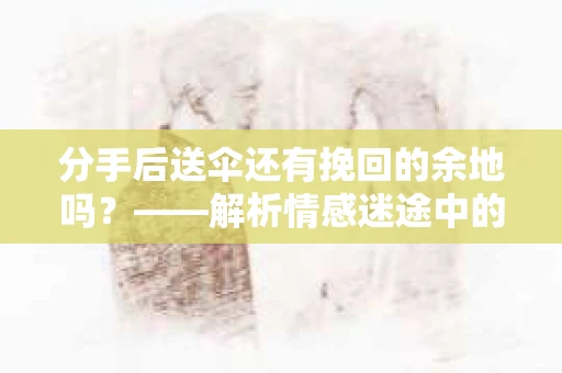 分手后送伞还有挽回的余地吗?——解析情感迷途中的决策 分手后送伞还有挽回的余地吗?——解析情感迷途中的决策